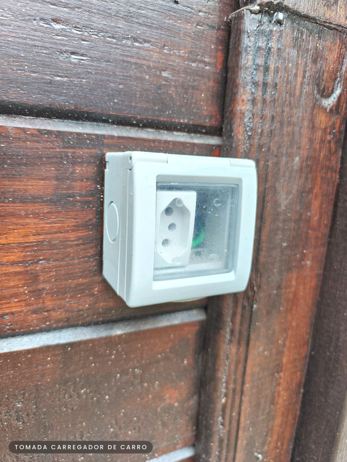 Tomada para carro elétrico